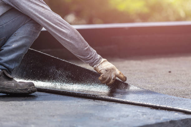 Professional Waterproofing technician working in Grimsley, TN